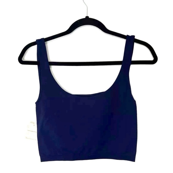 Free People Intimately M/L NWT Scoop Neck Crop Tank Basics Minimalist Bohemian - Picture 4 of 7